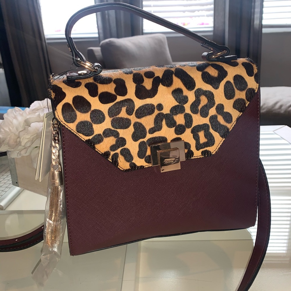 NWT Dune London Cheetah Print Crossbody Bag